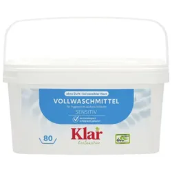 Klar Vollwaschmittel mit Waschnuss-Extrakt 4,4kg