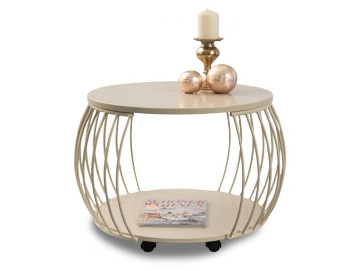 M2 Kollektion Taiwan 1 - Moderner Couchtisch (Ø 60 cm, H 46cm)