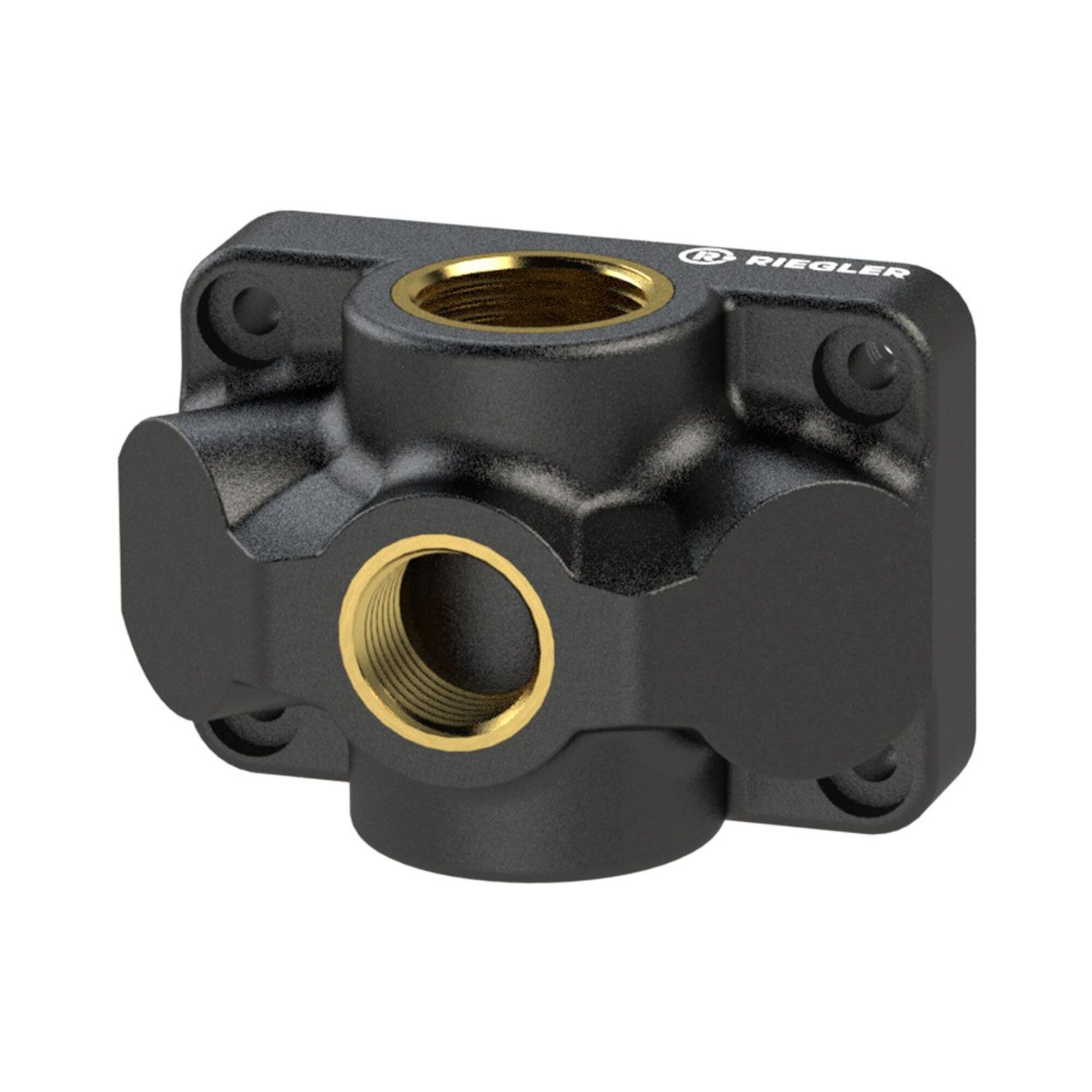 Riegler Endverteiler, Eingang G 3/4, Anschluss 1 x G 1/2 (EVD34-1)