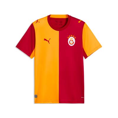 Fußballtrikot PUMA "GSK HOME JERSEY REPLICA", Herren, Gr. M, bunt (schwarz cherry, summer sunset), Web, Obermaterial: 100% Polyester, unifarben, regular fit normal, Rundhals, Trikots Fußballtrikot, für Erwachsene, mit Kurzarm, atmungsaktiv, leicht,...