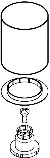 Hansgrohe Griff Axor Starck für Wannenmischer 96298000 chrom