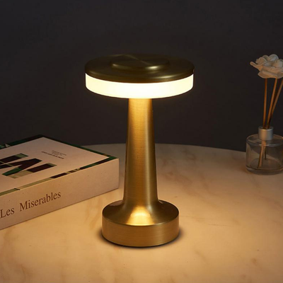 HomeDecorAndMore LLC LED Bar & Table Rechargeable Decorative Lamp Gold
