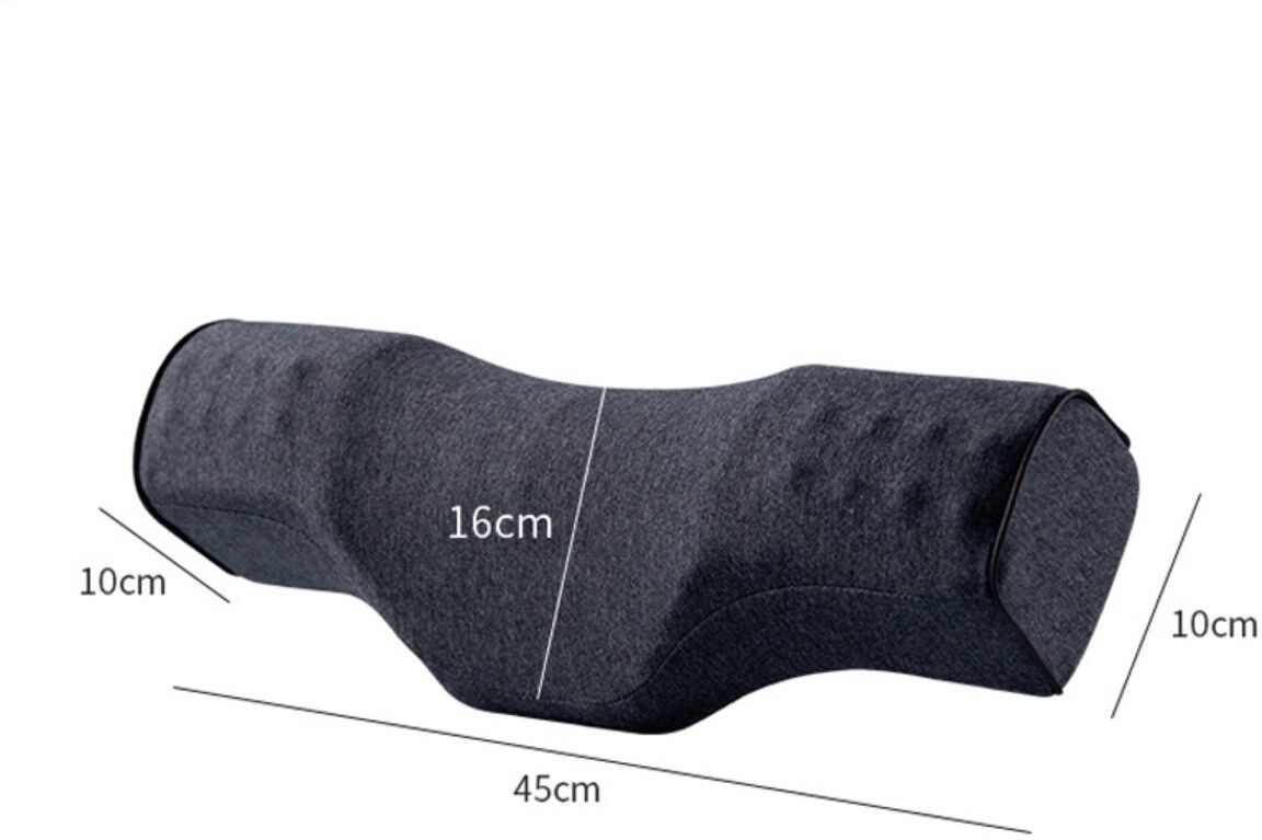 INF Oreiller cervical magnétique - Mousse à mémoire à rebond lent, points d'acupression bian au germanium, housse zippée