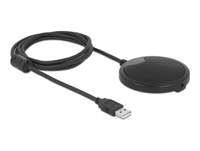 DeLOCK USB Kondensator Mikrofon Omnidirektional für Konferenzen 20672