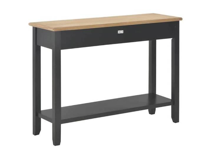 Magnifique Table console Noir 110x35x80 cm Bois - design polyvalent - pour maison - Noir 16.85 kg 2026_200543
