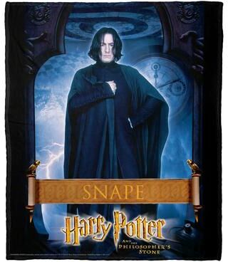 Warner Brothers Harry Potter Snape Silk Touch Throw Blanket