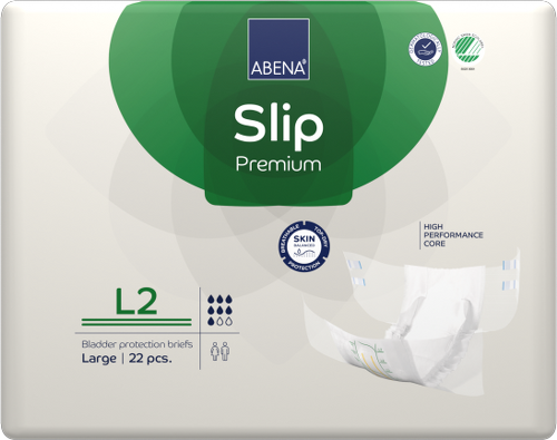 Abena Slip Premium 2 Large - 4 paquets de 22 protections