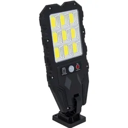 HI, Gartenbeleuchtung, 4er-Set Solar-Aussen-Wandstrahler mit Bewegungsmelder & Fernbedienung, 108 SMD LEDs, IP65 (IP65)