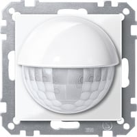 Bewegungsmelder Präsenzmelder mit KNX Busankopplung, Unterputz, 180° Erfassungswinkel, 2,20 m Montagehöhe weiß (glänzend), Retail