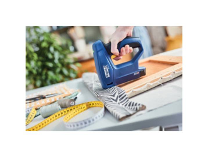 Rapid Agrafeuse électrique sans fil BTX10, bleu