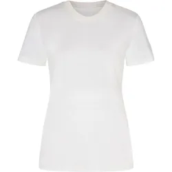 Super Natural, Damen, Funktionsshirt, Women's Casual Rib Bio Jersey Tee (M), Weiss
