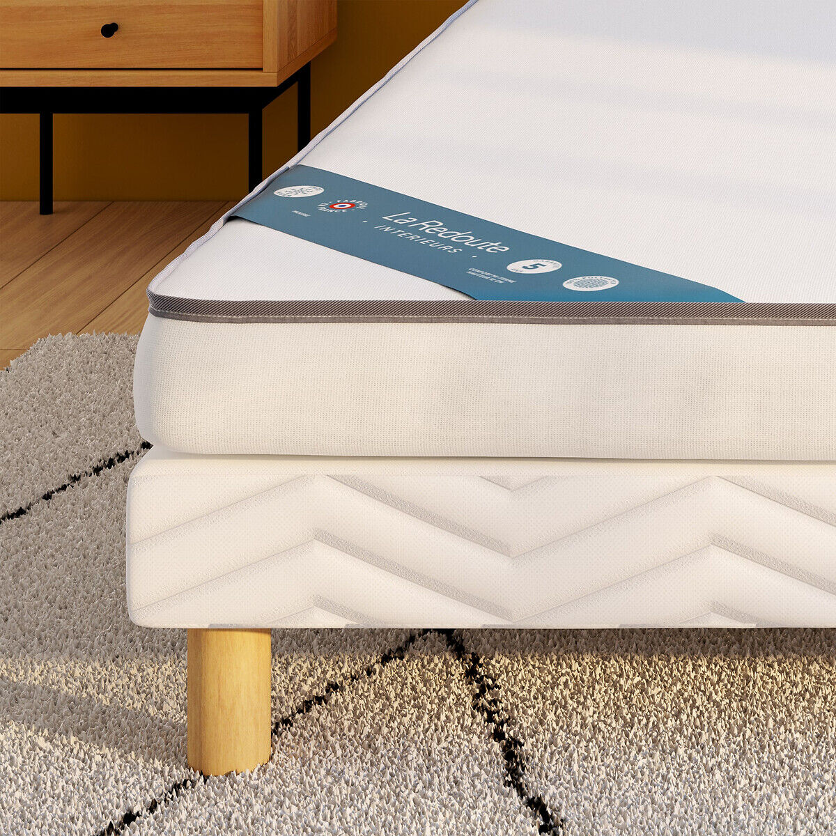 LA REDOUTE INTERIEURS Matelas mousse, soutien mi-ferme