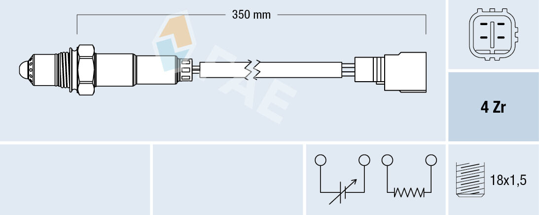 Fae Lambdasonde 77385 Für Toyota