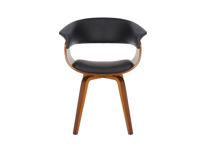 Fauteuil noir en PU