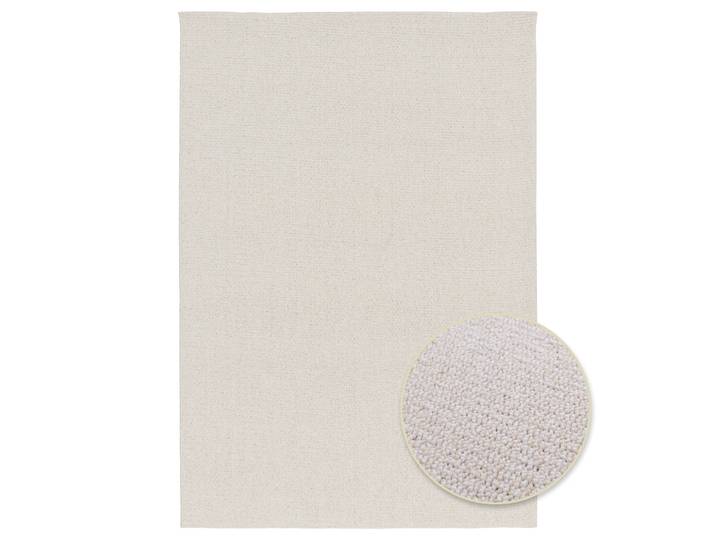 Teppich DAISY, Schlinge, Made in Belgium , beige (creme), B:200cm H:7mm L:290cm, Polypropylen, PRIMAFLOR-IDEEN IN TEXTIL, Teppiche, Teppich, meliert, strapazierfähig, waschbar