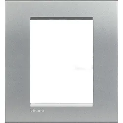 Legrand LNA4826TE Abdeckrahmen LIVINGLIGHT für Kompaktinstallation, 3+3 Module, Farbe: Tech