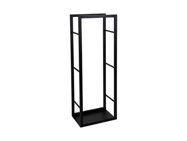 Nouvel Kaminholzregal Billie, schwarz, L 44.5 x B 30 x H 120 cm