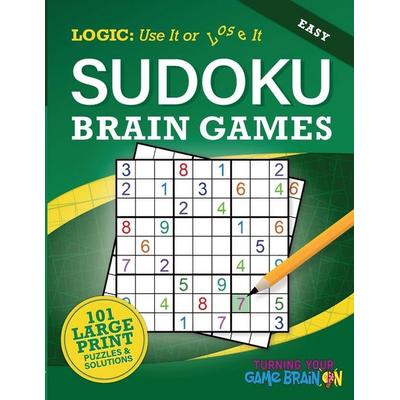 Easy Sudoku Brain Games, Taschenbuch von Chris Saldrick, GameBrainOn, 978-1-953210-02-9