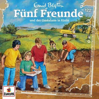 Folge 122: Fünf Freunde und der Großalarm in Kirrin - Katrin McClean,Enid Blyton, Audio, 4064066611330