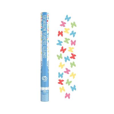 Godan Konfettikanone Schmetterlinge bunt 60 cm