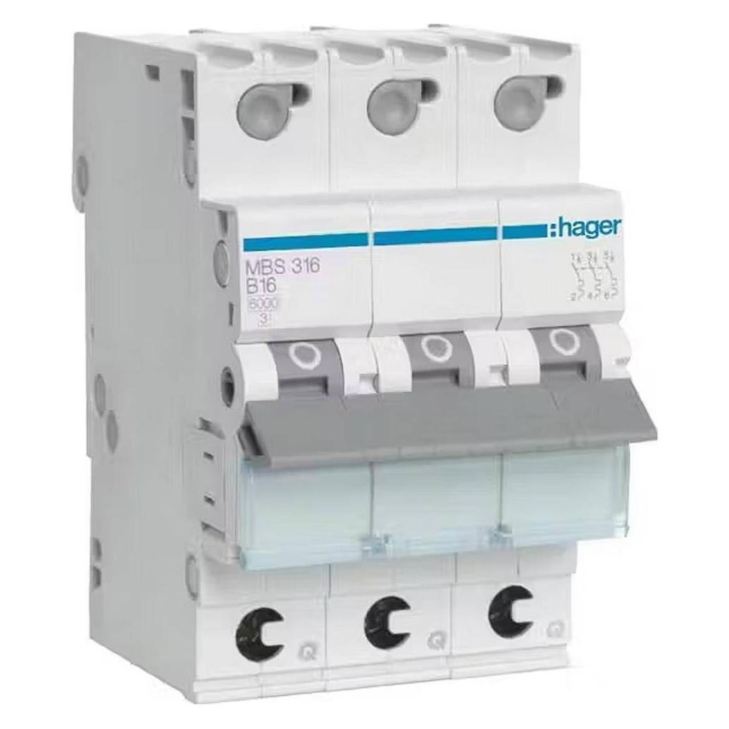 Hager BP 3module Stromunterbrecher (MBS316)