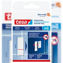 tesa Powerstrips Klebestreifen fr Fliesen und Metall