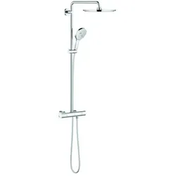 Grohe Rainshower SmartActive 310 Duschsystem 27966001 mit Aufputz-Thermostat, Wandmontage, chrom