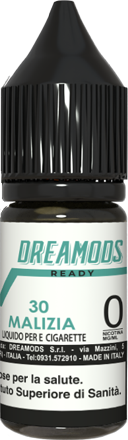 Dreamods Malizia 30 Liquido Pronto 10ml Liquirizia Limone Ghiaccio