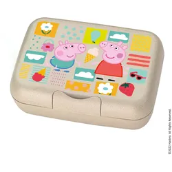 Koziol Candy L Peppa Pig Lunchbox mit Trennschale 19 x 13,5 x 6,5 cm sand
