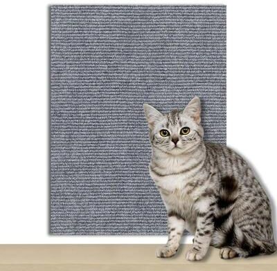 Uplift Essentials Trimmable Self Adhesive Carpet Scratching Protector gray 11.8 X 78.7 In