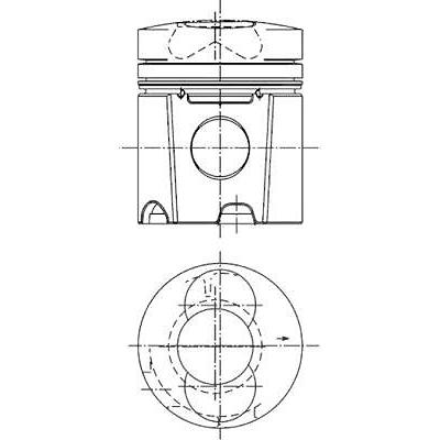 Kolbenschmidt Kolben [Hersteller-Nr. 94653600]