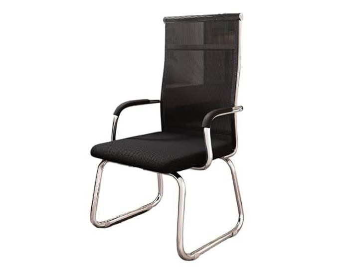 Ygt9mS6vz Stuhl mit hoher Rückenlehne Netz-Empfangsstühle mit hoher Rückenlehne for das Heimbüro(Schwarz)
