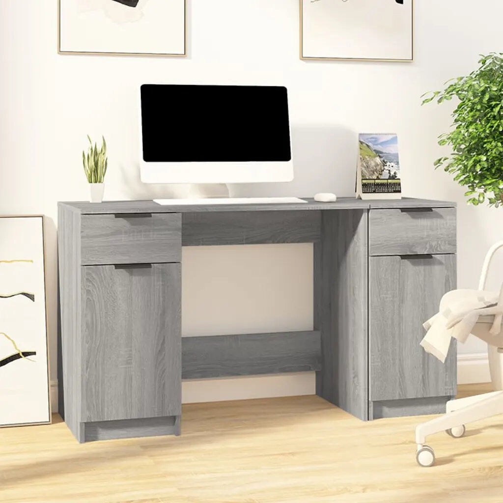Latitude Run Kovinka Writing Desk Grey