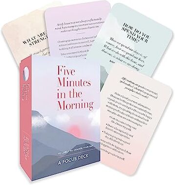 Aster - Five Minutes in the Morning: A Focus Card Deck: 50 Cards to Change Your Day (Five-minute Self-care Journals) - Preis vom 30.09.2026 09:01:18 h
