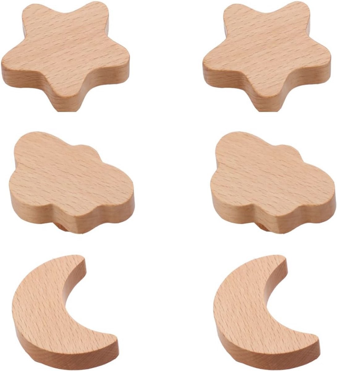 Houten Kastknoppen voor Kinderen - Dierlijke Decoratie voor Meubels