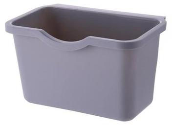 Mini Abfalleimer - Wandmontage, Klappbares Design, 3 Liter - Grau