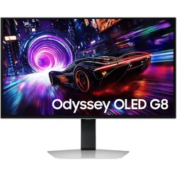 Samsung Odyssey OLED G8 - G81SF (3840 x 2160 Pixel, 27"), Monitor, Silber