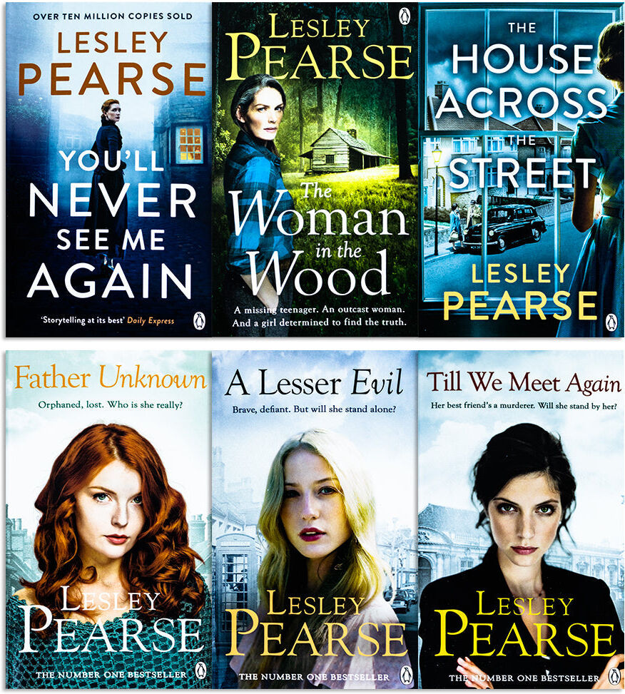 Penguin Lesley Pearse Collection 6 Books Set (Till We Meet Again, A Lesser Evil, Father Unknown, The Woman in the Wood & MORE)