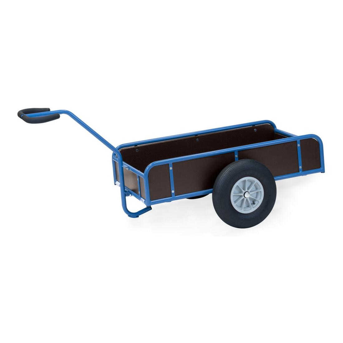 fetra Handwagen mit Kasten 4109L, Tragkraft 400kg Luft-Bereifung)