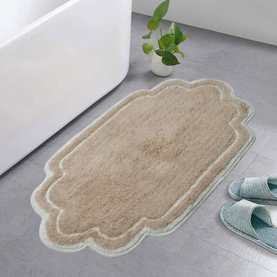 Home Weavers Inc Home Weavers Allure Collection Absorbent Cotton, Machine Washable and Dry Bath Rugs
