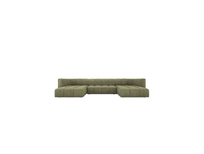 Design Panorama-Sofa Adams Chenille Olivgrün chosen by Bloomingloft
