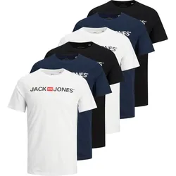 JJECORP LOGO TEE CREW NECK 6PK Herren T-Shirt