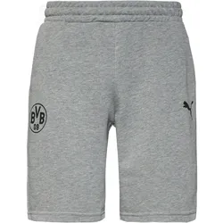 PUMA Borussia Dortmund Sweatshorts Herren | Gr. M | grau - grau