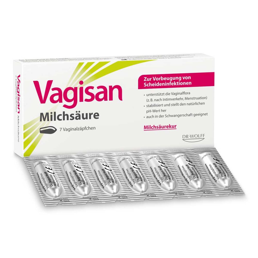 Dr. August Wolff GmbH & Co. KG Arzneimittel Vagisan Milchsäure Vaginalzäpfchen 00003435