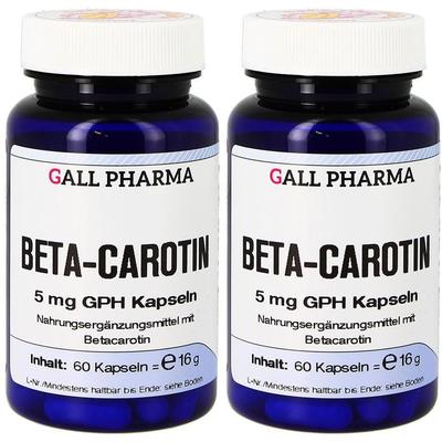 Beta Carotin 5 mg Kapseln 2x 2x60 St