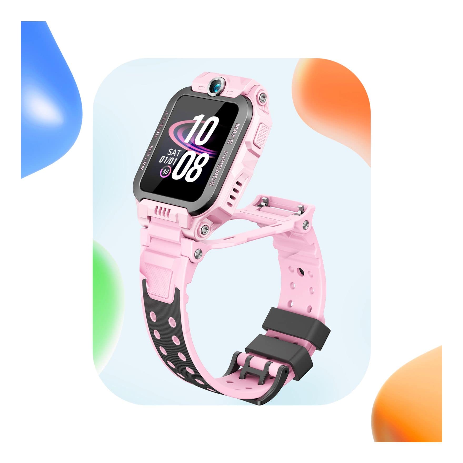 imoo Z7 Smartwatch Rechteckig 4G (Pink) 6953281008934