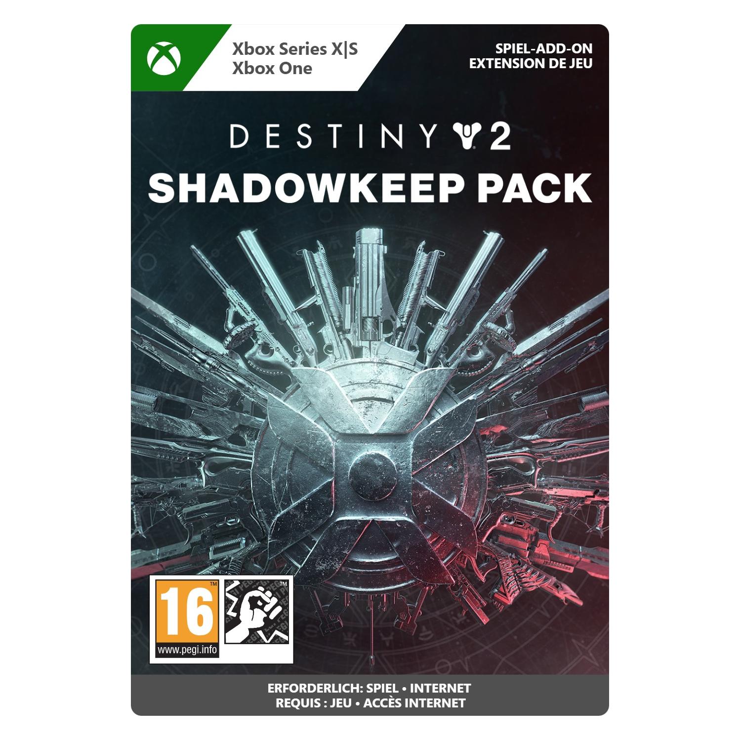 Microsoft Xbox Destiny 2 Shadowkeep Pack Download Code (Xbox One S, Xbox One X, Xbox Series S, Xbox Series X) (7D4-00728)