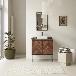 Badezimmermöbel Ismael aus massivem Palisanderholz 80 cm
