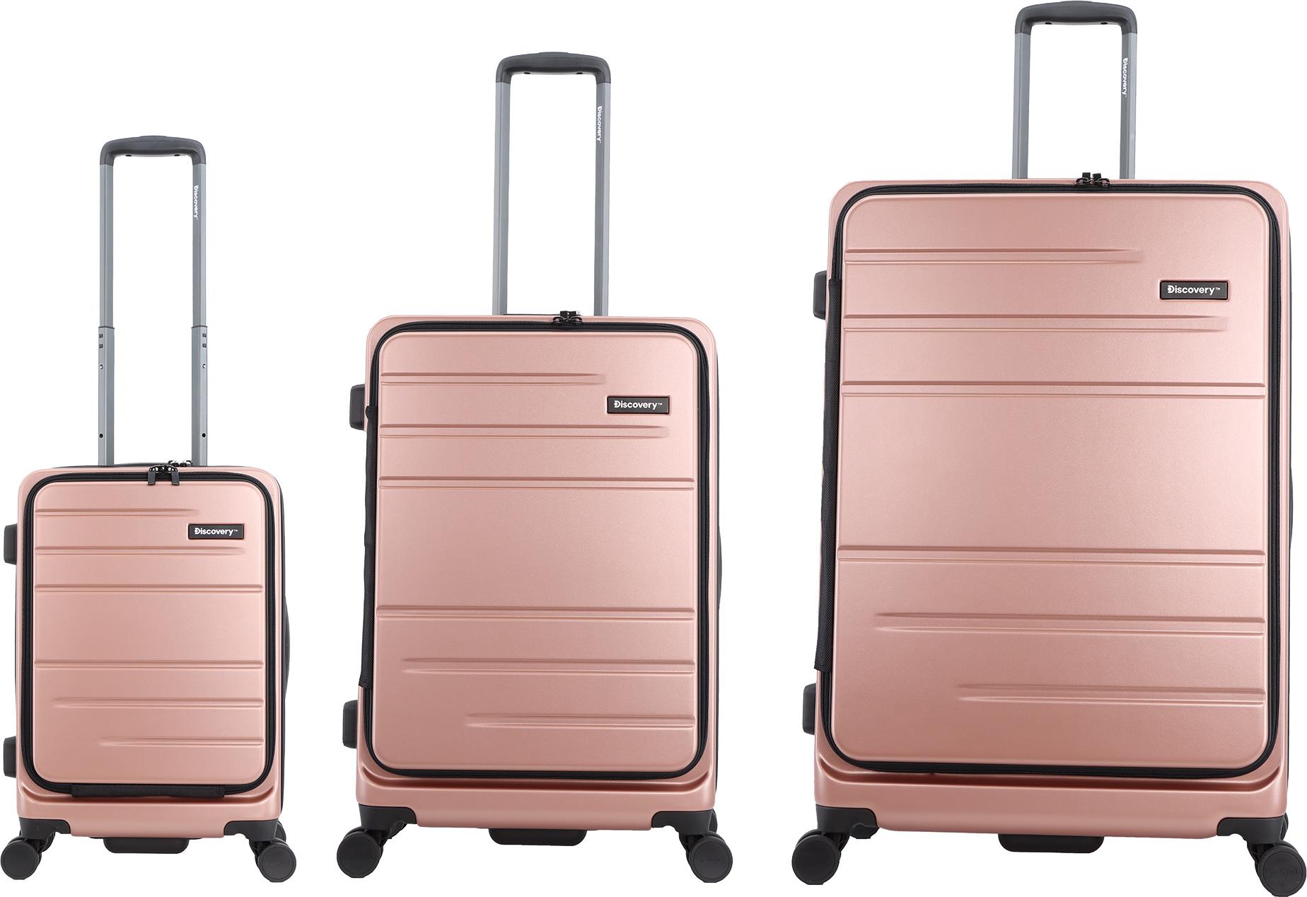 Discovery Koffer (Set, 3-tlg.) Patrol mit ausziehbarem Teleskopgriff pink One Size