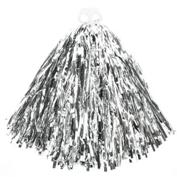 Pompon, "Metallic", silber